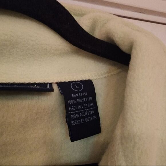 NWT Jane Ashley Green and blue lightweight fleece sweater - Picture 2 of 5